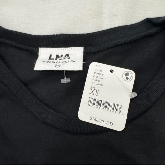 New LNA XS Black Fitted Cutout Dress ~ Modern Party Night Out Travel - Picture 6 of 7